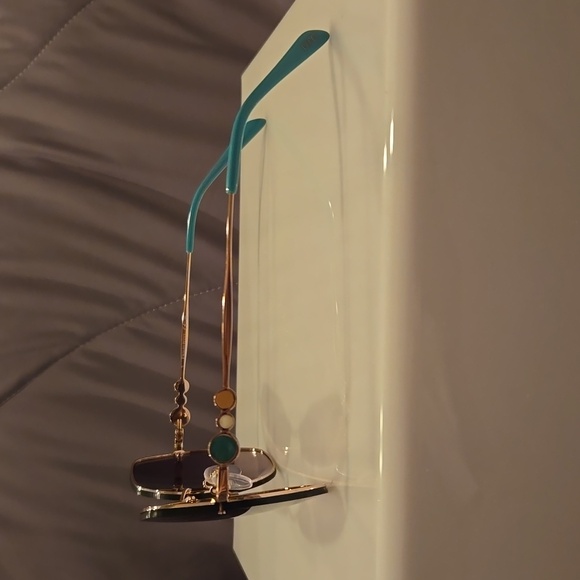 Emilio Pucci sunglasses women's round shiny rose gold and gradient brown new - Picture 5 of 14